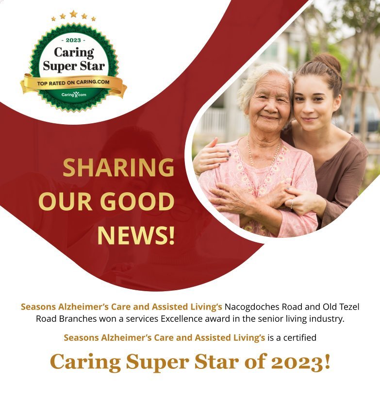 Caring Super Star 2023 seal — top rated on Caring.com