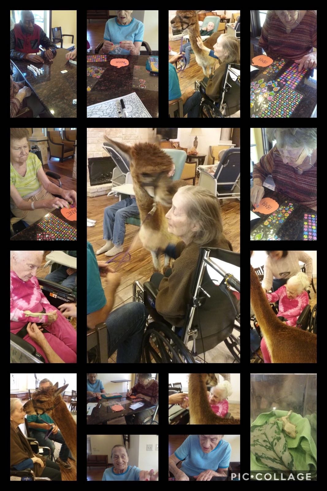Caregivers and residents at Seasons Alzheimer’s Care in San Antonio