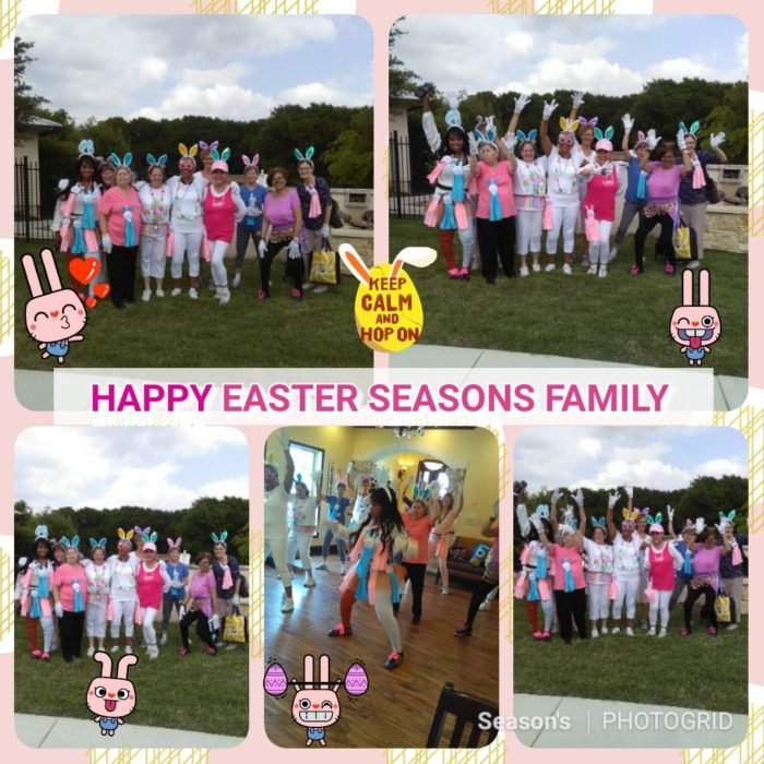 Happy eastern season family