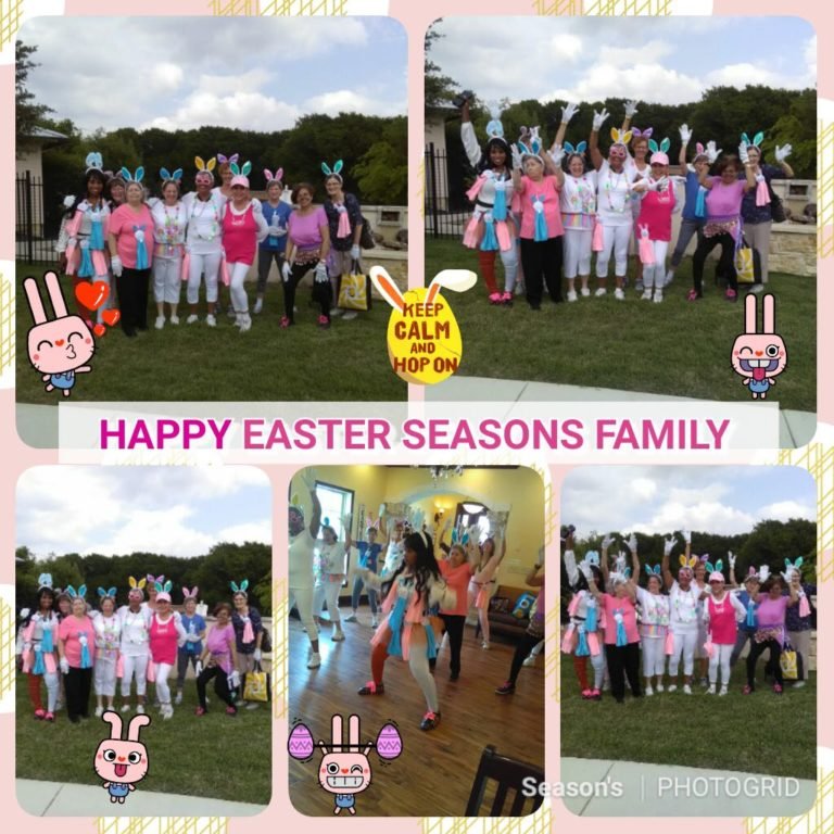 Happy eastern season family