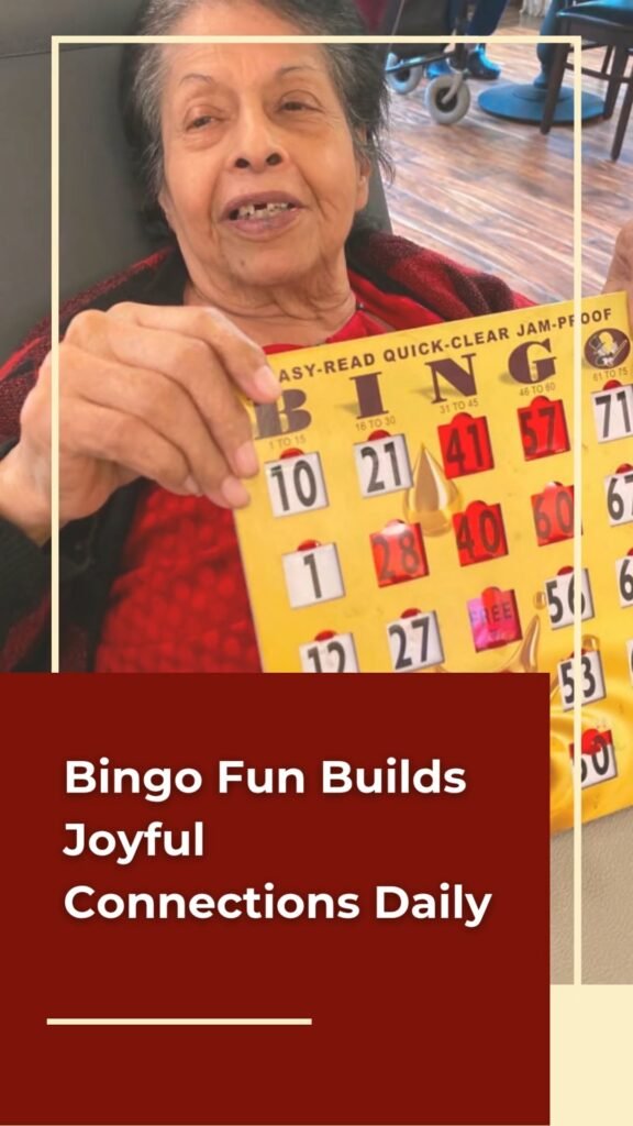 Bingo-style activities can bring energy and friendly interaction into the day. 🎲 Residents can enjoy focus, laughter, and shared excitement during simple recreational moments.…