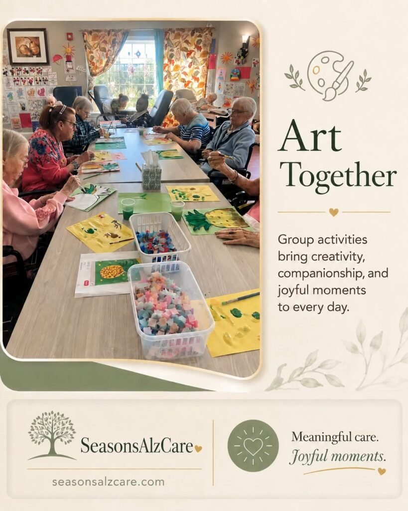 Creativity has no age limit. 🎨✨ From art and games to birthdays and shared laughter, meaningful activities help create brighter, more engaging days at…