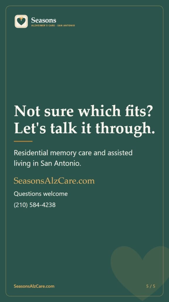 Assisted living, memory care and nursing homes often show up in the same search, but they are not the same thing. In general terms:…